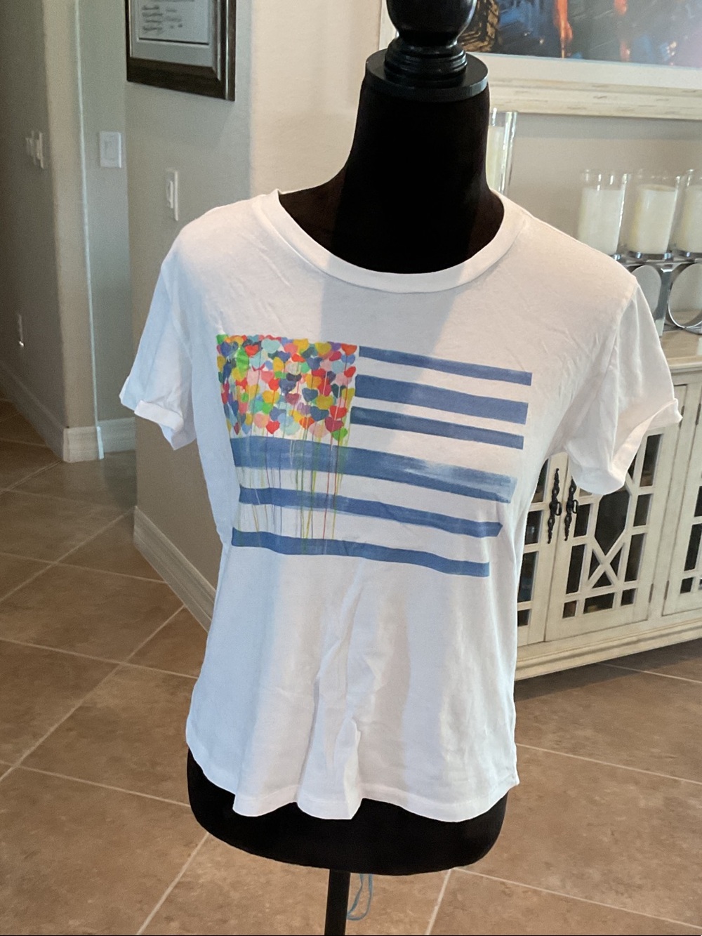 Kerri Rosenthal Suki - US of love tee, size XS